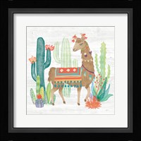 Lovely Llamas III Framed Print