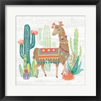 Lovely Llamas III Framed Print