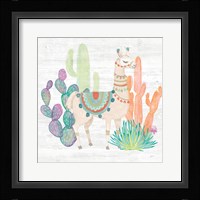 Lovely Llamas II Framed Print