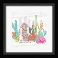 Lovely Llamas I Framed Print
