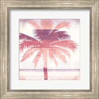 Beachscape Palms II Pink Purple Fine Art Print