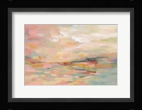 Pink Waves Framed Print