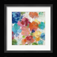 Hydrangea Bouquet I Square III Framed Print