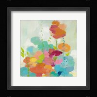 Longstem Bouquet II Square I Framed Print