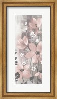 Floral Symphony Blush Gray Crop I Fine Art Print