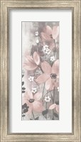 Floral Symphony Blush Gray Crop I Fine Art Print