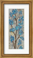 Almond Branch I Blue Crop Fine Art Print