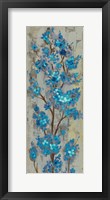 Almond Branch II Blue Crop Fine Art Print