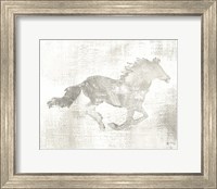 Mustang Study Neutral Fine Art Print