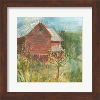 Barn Orchard Fine Art Print