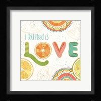 Citrus Splash V Framed Print