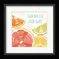 Citrus Splash I Framed Print