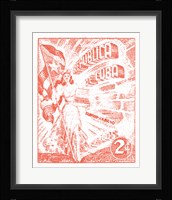 Cuba Stamp XXI Bright Fine Art Print