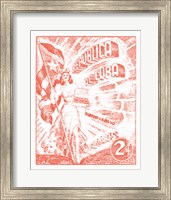 Cuba Stamp XXI Bright Fine Art Print