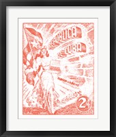 Cuba Stamp XXI Bright Fine Art Print