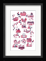 The Walking Dead Map Vera Fine Art Print