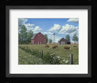 Grazing Cattle Fine Art Print