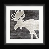 Good Night Moose Framed Print