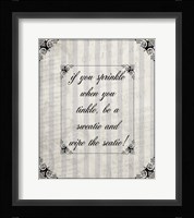 Beloved Bath Grey 3 Framed Print