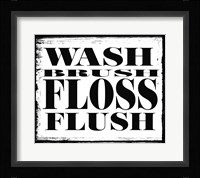 Beloved Bath - Floss Framed Print