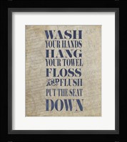 Beloved Bath Blue - Floss Fine Art Print