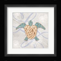 Sea Side Gypsy - Turtle Framed Print