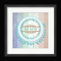 Sea Side Gypsy V4 Sign 1 Fine Art Print
