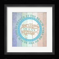 Sea Side Gypsy V4 Sign 2 Fine Art Print