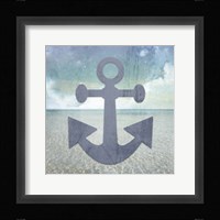 Beach Signs Anchor Fine Art Print