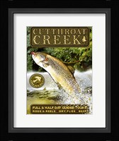 Cutthroat Creek Brown Trout Framed Print