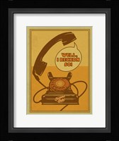 I Reckon So! Framed Print