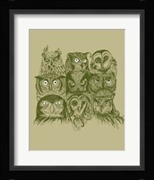 Nine Owls Fine Art Print