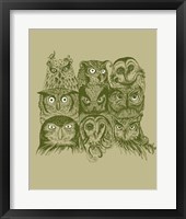 Nine Owls Fine Art Print
