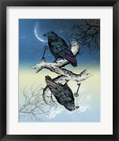 Raven Night and Day Fine Art Print