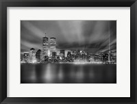 Nyc Wtc Skyline Finished Framed Print