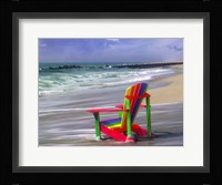 Rainbow Chair Framed Print