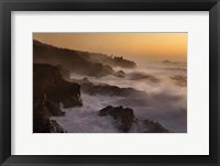 Oregon Shore Acres SP Dusk Framed Print