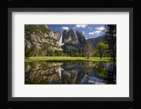 Yosemite Falls Reflection Framed Print