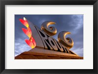 Tucumcari 66 Sculpture Framed Print