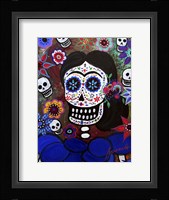 Lady Frida In Blue Fine Art Print
