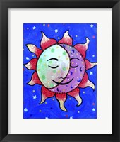 Midnight Sun And Moon Fine Art Print