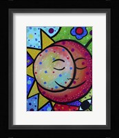 Sun And Moon Lovers Framed Print