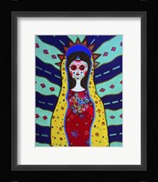 Virgin Guadalupe Dia De Los Muertos Fine Art Print