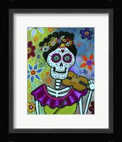 Frida Playing Violin Fine Art Print