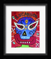 Luchador Framed Print