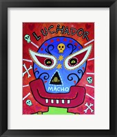 Luchador Framed Print