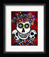 Tres Calaveras Ofrenda Fine Art Print
