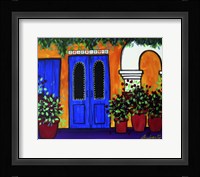 Mexican Blue Door Fine Art Print
