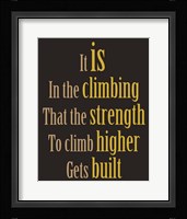 Climber Fine Art Print
