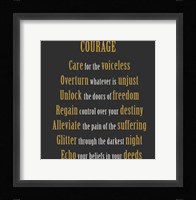 Courage Fine Art Print